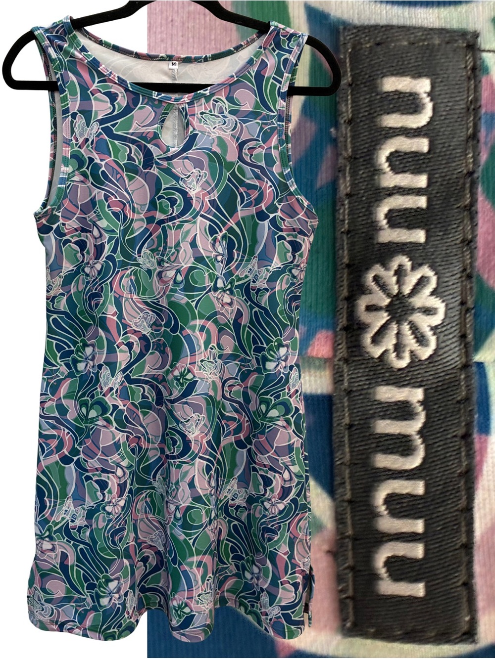 NUU MUU Keyhole A-line Active Dress Size Medium (Flutterby 2022)